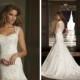 Cap Sleeves A-line Sweetheart Beaded Wedding Dresses
