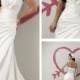 Summer Fairytale Satin Strapless Sweetheart Wedding Dress with Asymmetrical Draped