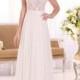 Essense of Australia Guipure-Lace Wedding Dress Style D2044