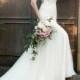 Essense of Australia French Tulle & Lavish Satin Wedding Gown Style D2078