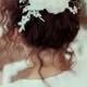 Bridal floral hair comb - Bridal hairpiece - Wedding headpiece
