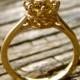 Yellow Chrysoberyl Engagement Ring in 14K Yellow Gold with 8 Prong Basket and Scroll Work Size 6