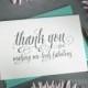 Wedding Card to Your Stylist, Hair & Makeup Artist - Thank You for Making Me Look Fabulous - Wedding Vendor Tip Note Card - Script - CS12
