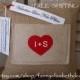 Custom Love Note Pocket Pillow FREE SHIPPING-Custom Pillow-Valentine's Day-Valentine Gift- Burlap Pillow- Pocket Pillow-Valentine's Day Gift