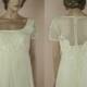 70's Vintage Wedding Dress - Elegant ivory wedding dress from the 70s – Empire style dress- full lace bridal gown- - Romantic 70s style