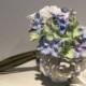 Lavender and White Rose Bouquet - Spring/Summer Mixed Floral Bouquet - Wedding Bouquet- Lavender/Green/White Flowers - Bouquet