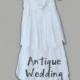 Antique Lace Wedding Dress