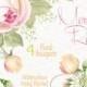 Watercolour Flower Clipart - Morning rose - Flowers Bouquets - DIY Clip Art - PNG transparent - Wedding Invitation