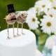 Love Bird 'Bride and Groom' Cake Toppers