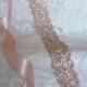 Rose Gold Crystal Rhinestone Bridal Sash,Wedding sash,Bridal Accessories,Bridal Belt and sashes,Ribbon Sash,Style #24