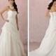 2014 Ruffle Lace Cheap Customer-Made Design Beads Working Lacing Wedding Dress