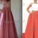Bridesmaids Long Maxi Skirt with pockets Elegant Pink skirt Famous skirt formal pleated skirt