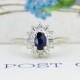 1950s Sapphire Engagement Ring 