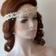 Wedding Pearl Headband, Bridal Headband, Lace İvory Pearl Headband,  Bridal Hair Accessory, Vintage Style, wedding Hair  accessory