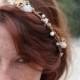 Mermaid Head Wreath - Beach Bridal Crown - Seashell Wedding Halo - Beach Festival Costume - Flower Girl - Beach Bride - Starfish Accessories