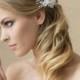 FLORAL 3D HAIR COMB I Wedding hair accessories