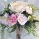 Whimsical handmade bridal bouquet set