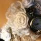 Steampunk Victorian Wedding Garter with Pocketwatch.  Bride garter or Bridesmaids