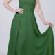16 Colours Available Beautiful Long Strapless Prom Bridesmaid Dress including Emerald Green