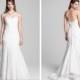 Strapless Sweetheart Embroidered Lace Trumpet Wedding Dresses