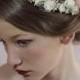 Wedding Hair Wreath,Ivory Flower Crown,Flower Wreath Headband,Floral Bridal Headpiece,Bridal Flower Headpiece,Wedding Hair Piece,Bridal Halo