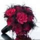 Alternative Bouquet - Gothic Bouquet - Clay Bouquet - Custom Clay Bouquet - Custom Wedding Bouquet - Floral Bouquet - Deposit