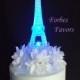 LED Eiffel Tower Light Up Cake Topper Wedding Cocktail Table Centerpiece