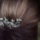 FLASH SALE Silver Scottish Thistle Hair Comb Leaf Hair Comb Branch Hair Comb Wedding Hair Piece Bridal Hair Accessories