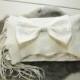 Bridal Clutch Purse - Wedding Purse - leather and lace handbag