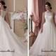 Alluring Tulle & Sequins Mesh & Satin Jewel Neckline Dropped Waistline A-line Wedding Dress