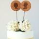 Custom Silhouette Cake Topper make from wood with His and Hers Silhouettes created from your pictures