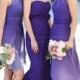 Sorella Vita Purple Ombre Bridesmaid Dress Style 8458OM