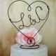 Personalized INITIALS Wedding Cake Topper - Monogram Wedding Cake Topper, Custom Wedding Cake Topper, Name Weddings Cake Decoration