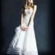 Short wedding dress-wedding dress 50s-casual wedding dress-1950s Bridal-Ivory Cream Short Wedding Dress-bridal dress A-line