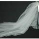 Designer  Wedding Bridal Veil 2 Tier Swarovski Pearl Flowers And Crystals With Metal Comb