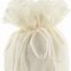 bride wristlets bag, bridal ivory lace clutch bag, wedding lace purse, drawstring pouch, womens lace bag in pompadour, victorian style 1460a