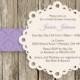 Rustic Bridal Shower Invitation - DIY Printable JPEG file - Vintage Bridal Shower Invite - Baby Shower Invitation - Rustic Tea Party Invite