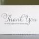 Wedding Thank You Note Card Set -Misc. Thank You for Being a Part of Our Special Day Vendor, Florist, Caterer, DJ, Band, etc (Set of 5) CS01