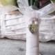 Bridal Bouquet Locket, Sterling Heart Locket, Wedding Keepsake, Photo jewelry,in memory of