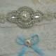 Wedding Garter Set, Bridal Garter, Ivory Lace Garter, Vintage Lace Garter