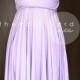 Lilac Bridesmaid Dress Convertible Dress Infinity Dress Multiway Dress Wrap Dress Wedding Dress Maid of Honor Dress Prom Dress Twist Dress