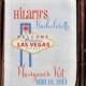 Las Vegas Hangover Kit Bachelorette Party Welcome Bag- Muslin Cotton Mini Favor Bags
