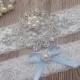 ON SALE Wedding Garter - Bridal Garter Belt - Crystal Rhinestone - Pearl Garter - Lace Garter - Wedding Garter Set - Keepsake Garter - Toss