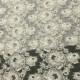 5 Yards of French Chantilly Beaded Ivory Lace Fabric. Wedding Lace, Ivory Lace, Beaded Lace, French Beaded Lace,French Chantilly Lace.