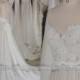 Boho Bohemian Backless Lace Tulle Wedding Dress,Fairly Lace Tulle Beach Wedding Dress,  Sexy Low Back Beach Wedding Dress Bridal Gown W570