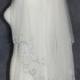 2T white ivory hand-sequined wedding bridal veil flounced beautiful bride accessories wedding supplies