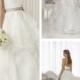 Elegant Sweetheart A-line Ruched Wedding Dresses with Layered Skirt