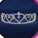 The Princess Hearts - Rhinestone Tiara - Pageant, Wedding, Prom, Homecoming, or Bridesmaid Crown