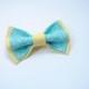 Bowtie Bow tie for men Embroidered bowtie Spa yellow colour Wedding in yellow blue Groom Groomsmen Noeud papillon homme Pretied bow ties