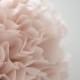 Paper pom poms Dusty pink / dusty rose / pale pink  tissue paper Pom Poms - party decorations / wedding decor
